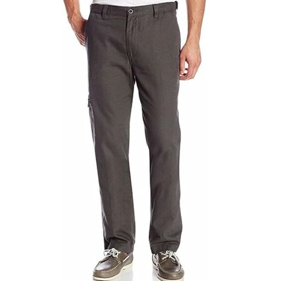 DOCKERS Pacific Collection Dark Gray Comfort Cargo Classic Fit Pants
